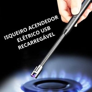 Isqueiro Elétrico Recarregável